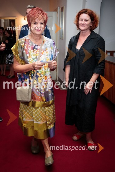  Majda Širca Ravnikar, slovenska novinarka, umetnostna zgodovinarka, nekdanja Ministrica za kulturo;  ... Zaljubljenca, premiera predstave