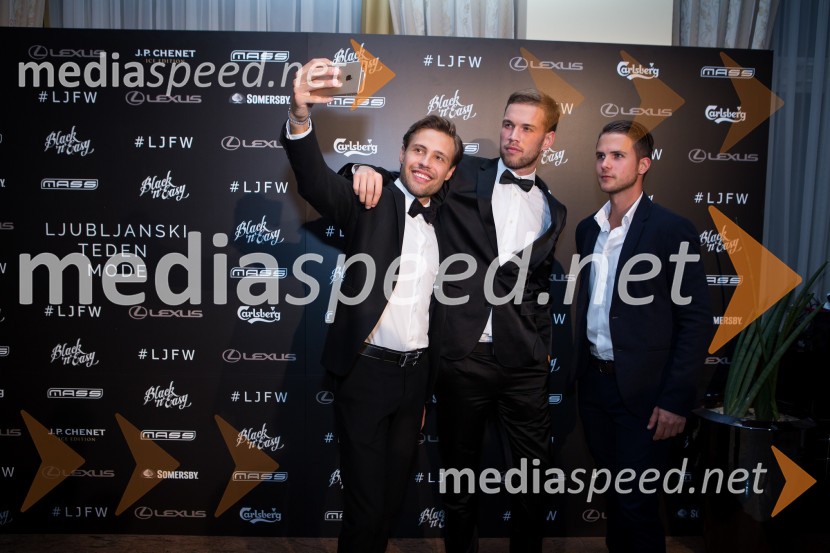  Jan  Jamšek, Marketing Magazin;   Leonardo Rok Lampret;  Dragan TalićLjubljana Fashion Week  (LJFW), 1. dan