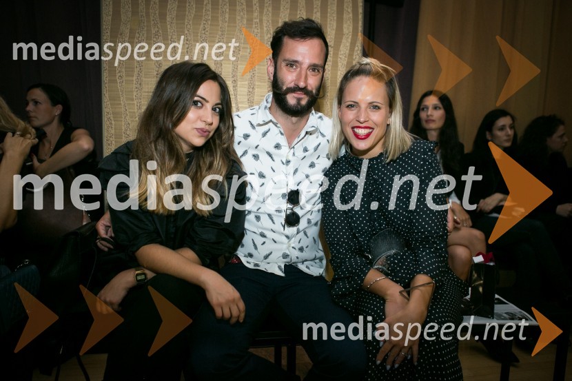  ... ;  Matjaž Tančič, fotograf;  Manja Stević Plesnar, voditeljica, Big BrotherLjubljana Fashion Week  (LJFW), 1. dan