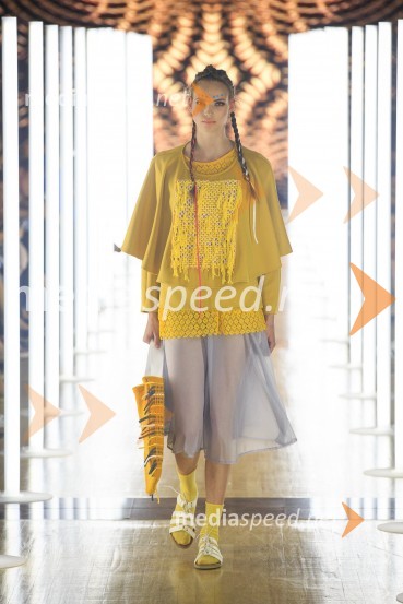 Modna kolekcija Tine GorkičLjubljana Fashion Week  (LJFW), 1. dan