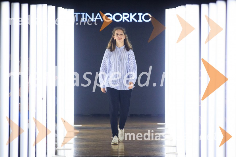  Tina Gorkič, modna oblikovalkaLjubljana Fashion Week  (LJFW), 1. dan