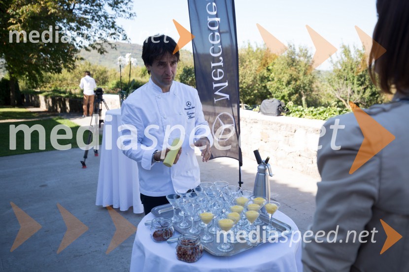  Tomaž Kavčič, kuharski mojster, Pri Lojzetu, ZemonoMercedes-Benz novi GLC coupe, slovenska predstavitev