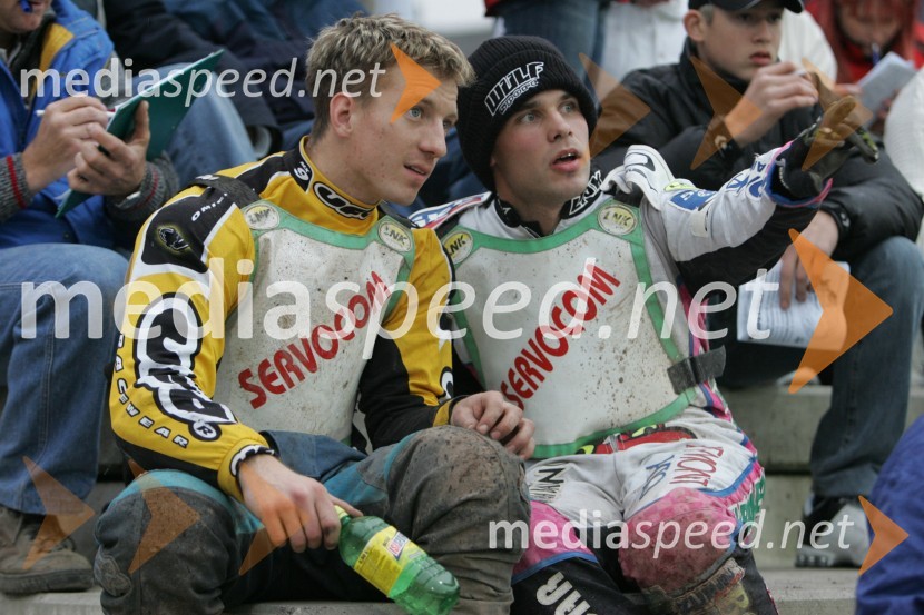 Aleš Kraljič in Jernej Kolenko, oba AMTK LjubljanaSPEEDWAY, 7. dirka za DP