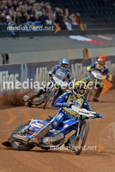  Jason Doyle, speedwayist (Avstralija);  Matej Žagar, speedwayist (Slovenija);  Piotr Pawlicki, speedwayistŽagar v Stockholmu za las ob stopničke