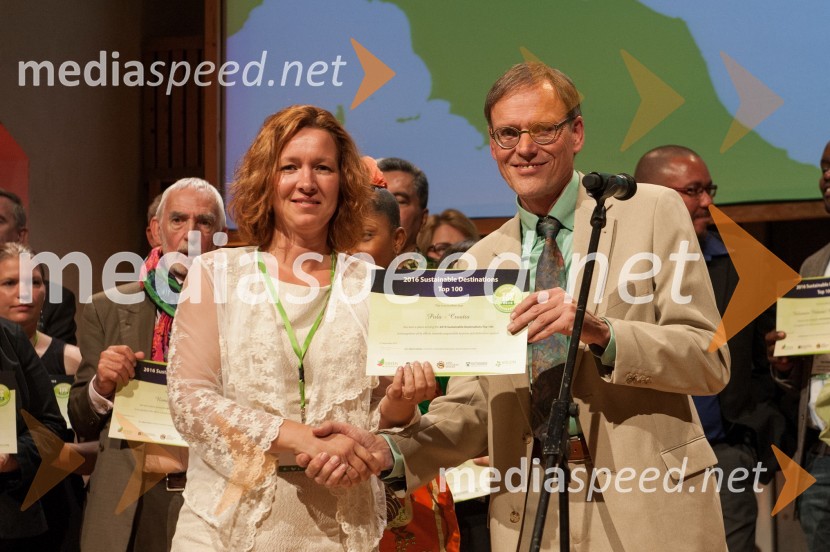  ... ;  ... ;  ... ;  Albert Salman, predsednik Green Destinations;  ... Razglasitev najbolj trajnostno naravnanih destinacij Slovenije in sveta