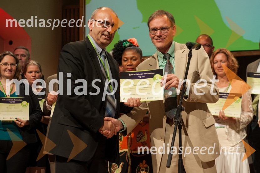  ... ;  ... ;  ... ;  ... ;  Albert Salman, predsednik Green Destinations;  ... Razglasitev najbolj trajnostno naravnanih destinacij Slovenije in sveta