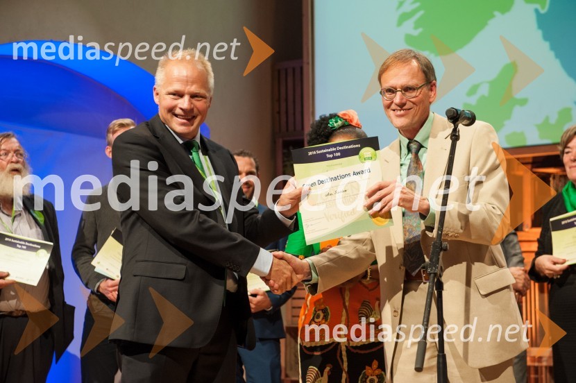  ... ;  ... ;  Albert Salman, predsednik Green DestinationsRazglasitev najbolj trajnostno naravnanih destinacij Slovenije in sveta