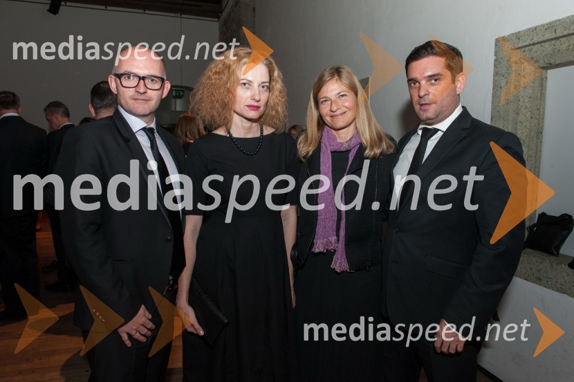  Matej Knific, Imperial Luxury Travel Solutions ;  Hermina Kovačič, svetovalka za odnose z javnostmi;  Saša Špolar, STO;  Matej Valenčič, organizator zabaveRazglasitev najbolj trajnostno naravnanih destinacij Slovenije in sveta