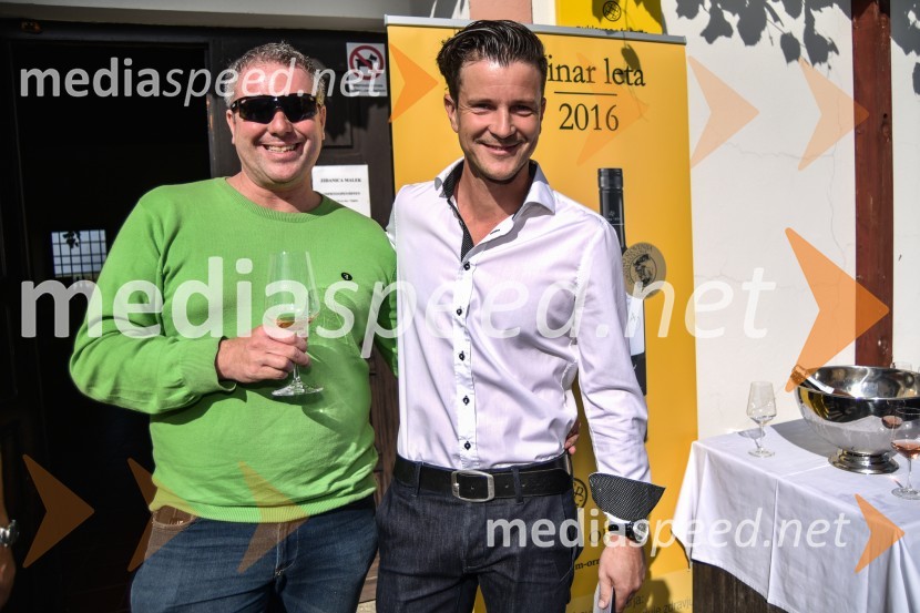  Miha Deželak, novinar;  Boštjan Romih, televizijski voditeljZnani Slovenci na prvi trgatvi šipona, Jeruzalem Ormož