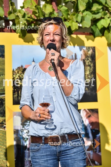  Tatjana Puklavec, direktorica P&F wineries B. V.Znani Slovenci na prvi trgatvi šipona, Jeruzalem Ormož