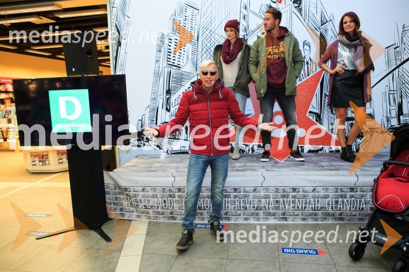   Igor  Jelen-Iggy, koreograf, lastnik plesnega centra Igen;   Zlata  Okugić, manekenka;  ... ;  Sabina Remar, manekenkaModna revija, Qlandia Kamnik