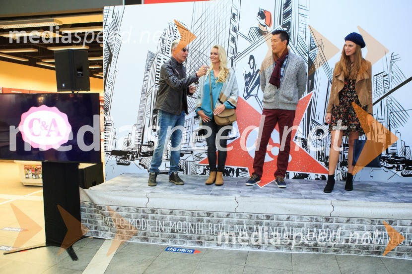   Igor  Jelen-Iggy, koreograf, lastnik plesnega centra Igen;  Nadiya Bychkova, plesalka, manekenka;  Taiji Tokuhisa, maneken in voditelj;  Karin Škufca, manekenkaModna revija, Qlandia Kamnik