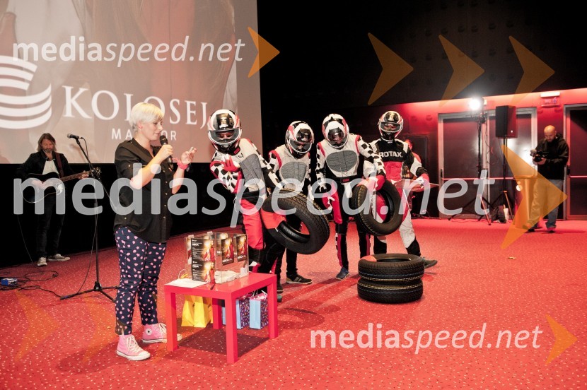  Ana  Praznik, moderatorka, Radio CenterNika, premiera mladinskega filma v Koloseju Maribor