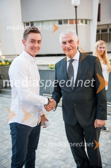  ... ; prof. dr. Ludvik Toplak,  predsednik Alma Mater Europaea, nekdanji rektor UMPrvi študijski dan na Alma Mater
