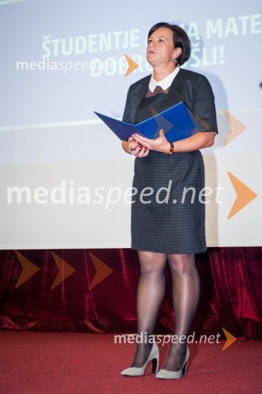  dr. Tanja Angleitner  Sagadin, mednarodan pisarna Alma MaterPrvi študijski dan na Alma Mater