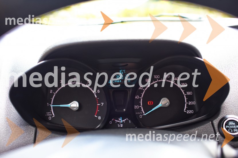 Ford EcoSport 1.0 EcoBoost Titanium, merilnikiFord EcoSport 1.0 EcoBoost Titanium, mediaspeed test