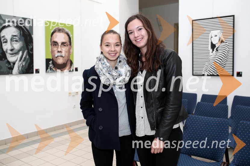  Petra  Dolar;  Sabina  DolarOtvoritev slikarske razstave slik Marjana Platovška