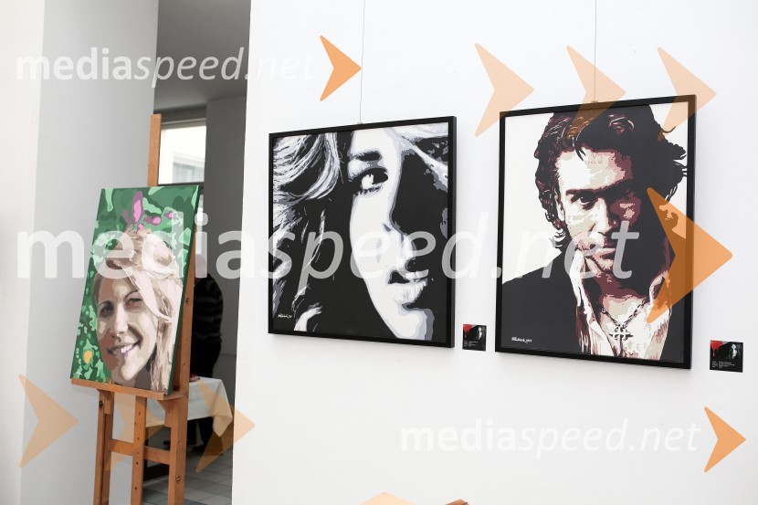 Otvoritev slikarske razstave slik Marjana PlatovškaOtvoritev slikarske razstave slik Marjana Platovška