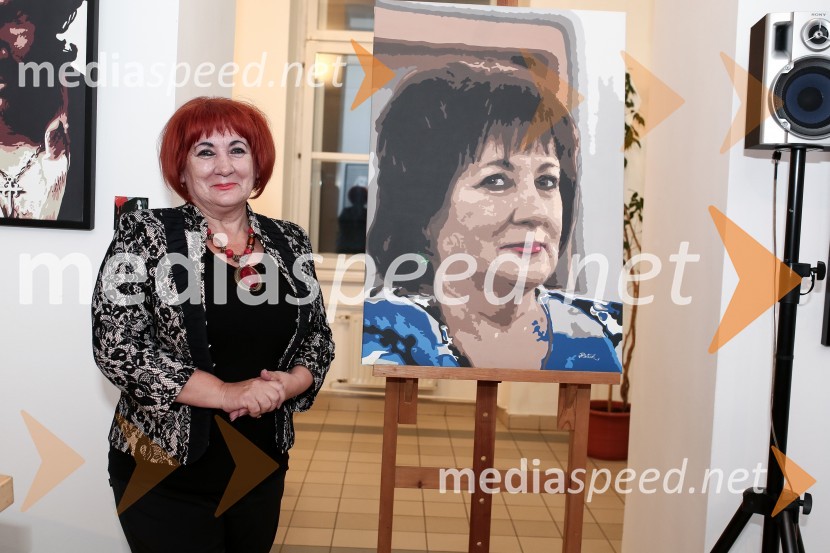  Vlasta Nussdorfer, varuhinja človekovih pravicOtvoritev slikarske razstave slik Marjana Platovška