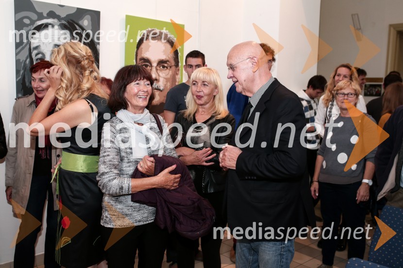  ... ;  Marjan Platovšek, slikarOtvoritev slikarske razstave slik Marjana Platovška