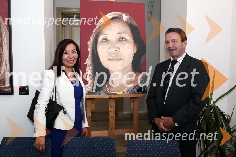 Otvoritev slikarske razstave slik Marjana Platovška