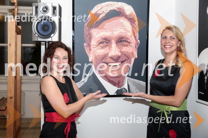  Jasmina Levičar, citrarka;  Mateja Bobek, vokalistkaOtvoritev slikarske razstave slik Marjana Platovška