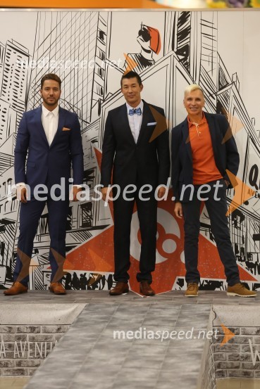  ... ;  Taiji Tokuhisa, maneken in voditelj;   Igor  Jelen-Iggy, koreograf, lastnik plesnega centra IgenModna revija, Qlandia Nova Gorica