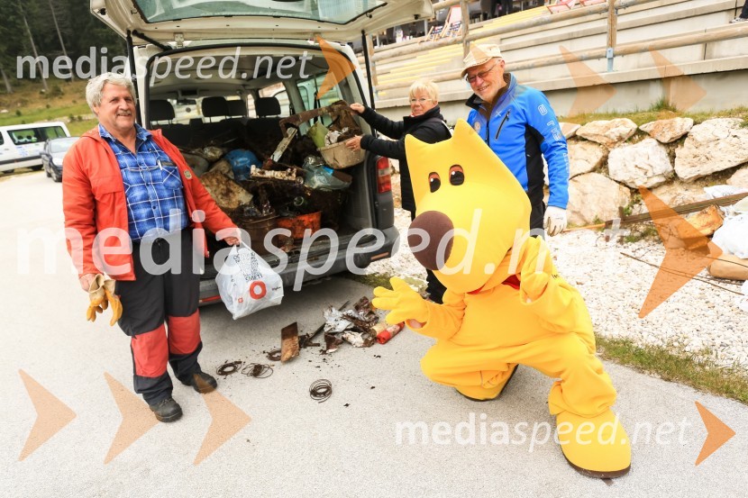  ... ;  ... ;  Kuža Pazi, maskota, Zavarovalnica Triglav;  ... Očistimo naše gore 2016, zaključek akcije