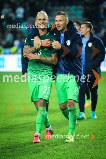  Aljaž Struna, nogometaš;  Jasmin Kurtić, nogometaš, FiorentinaNogometna tekma  Slovenija – Slovaška