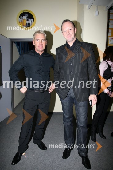 Organizator koncerta in Dejan Štancer, lastnik portala Zadetek.siKoncert Cece