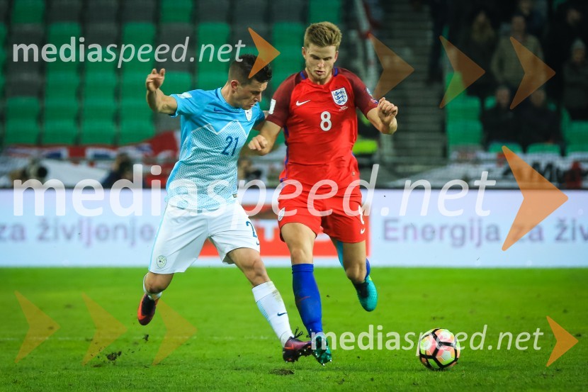  Benjamin Verbič, nogometaš;  Eric Dier, nogometašNogometna tekma Slovenija – Anglija