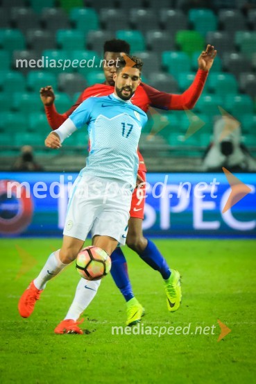  Miha Mevlja, nogometašNogometna tekma Slovenija – Anglija