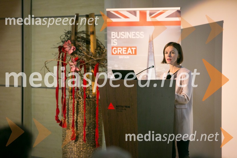  Sophie Honey, veleposlanica Združenega kraljestva Velika Britanija in Severna Irska v Republiki SlovenijiSports Meets Business, poslovna konferenca