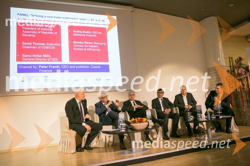dr. Milan Brglez, predsednik Državnega zbora Republike Slovenije;  David Thomas,  Executive Chairman of the Council of British Chambers of Commerce in Europe;  Samo Hribar Milič, generalni direktor GZS;  Andrej Božič, generalni direktor družbe Steklarna Hrastnik, predsednik Britansko-slovenske gospodarske zbornice;  Branko Žibret, Managing Director for Eastern Europe at AtKearney;  Peter  Frankl, direktor in urednik, časnik FinanceSports Meets Business, poslovna konferenca