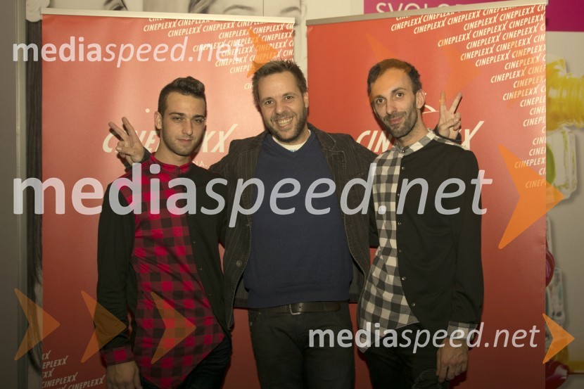  Nejc Mastnak, kuharski mojster;  Sašo  Miljuševič, Zmagovalec šova MasterChef Slovenija;   Miha Hauptman, tekmovalec v šovu Gostilna išče šefa, kuharski mojsterInferno, premiera filma