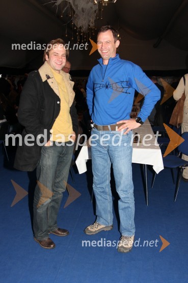 Jure Ivanušič, igralec in Franc Virtič, tiskovni predstavnik Policijske uprave MariborŠahovski turnir: 14. memorial Vasje Pirca