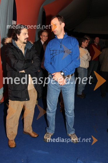 Zlatko Zahovič, športni direktor NK Maribor ter nacionalni ambasador UNICEF-a in Franc Virtič, tiskovni predstavnik Policijske uprave MariborŠahovski turnir: 14. memorial Vasje Pirca