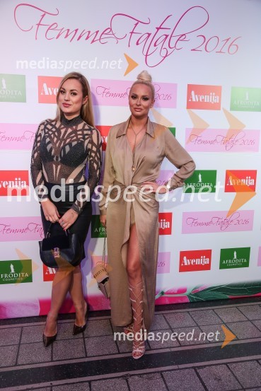  Katarina Benček;  Doroteja Premužič, vizažistka, Diamondee Make UpFemme fatale 2016 je Alma Rekić