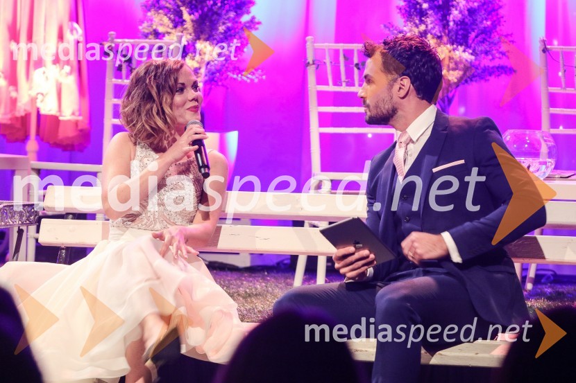  Jana Šušteršič, pevka, zmagovalka šova Slovenija ima talent 2014;  David Urankar, televizijski voditelj, manekenFemme fatale 2016 je Alma Rekić
