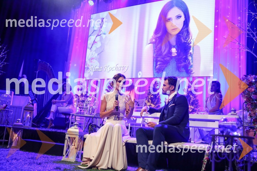  Alma Kochavy, nekdanja manekenka in model, podjetnica;  David Urankar, televizijski voditelj, manekenFemme fatale 2016 je Alma Rekić