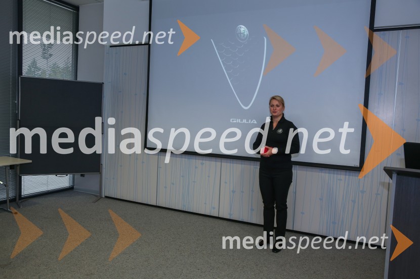 Alfa Romeo Giulia, slovenska predstavitev