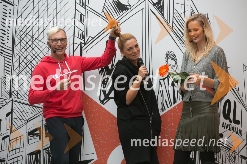   Igor  Jelen-Iggy, koreograf, lastnik plesnega centra Igen;  ... ;  Tjaša  Kokalj Jerala, manekenka, voditeljicaModna revija, Qlandia Krško