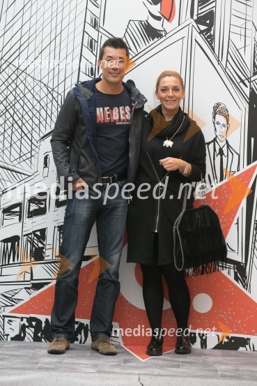  Taiji Tokuhisa, maneken in voditelj;  ... Modna revija, Qlandia Krško