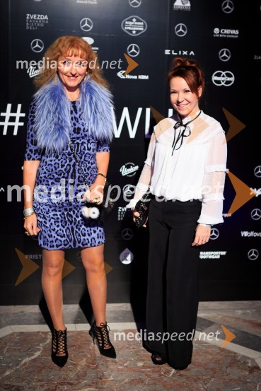  Lilijana Kastelic, oblikovalka;  Irena Jalšovec Kogoj - Regina, pevkaMercedes Benz Fashion Week 2016, 1. dan