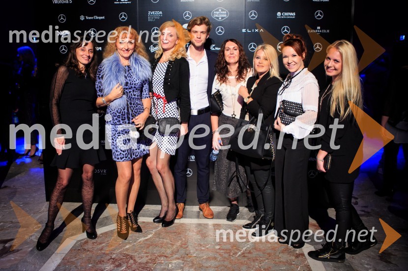  ... ;  Lilijana Kastelic, oblikovalka;  ... ;  Tilen Grah, Mister Slovenije 2016;  ... ;  ... ;  Irena Jalšovec Kogoj - Regina, pevka;  ... Mercedes Benz Fashion Week 2016, 1. dan