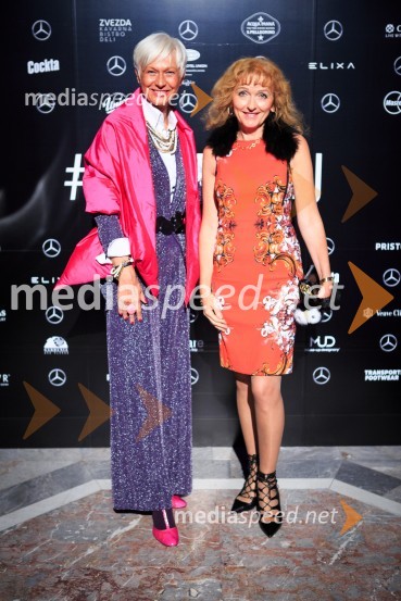  Barbra Drnač, novinarka;  Lilijana Kastelic, oblikovalkaMercedes Benz Fashion Week 2016, 2. dan