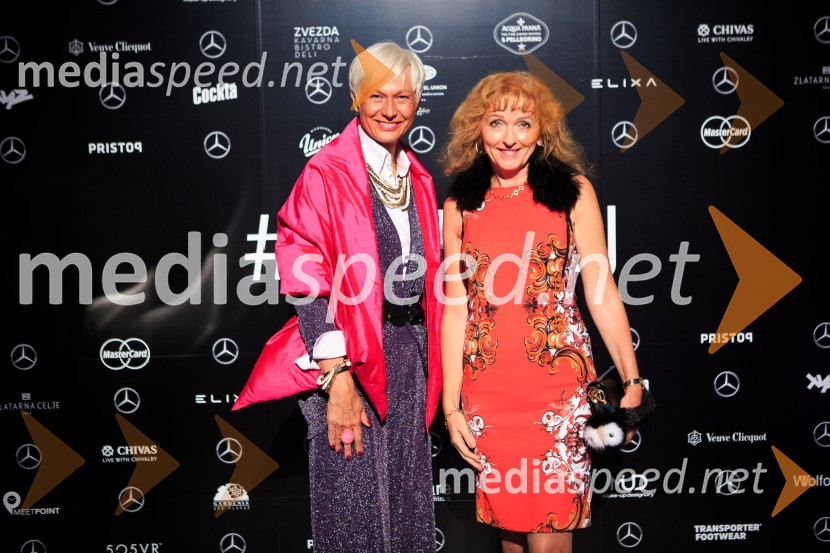  Barbra Drnač, novinarka;  Lilijana Kastelic, oblikovalkaMercedes Benz Fashion Week 2016, 2. dan