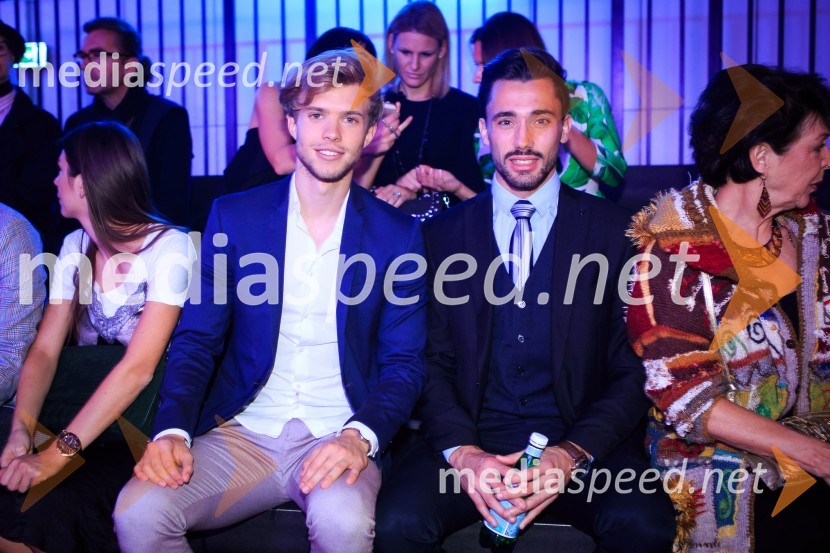  Tilen Grah, Mister Slovenije 2016;  Gašper Tratnik, manekenMercedes Benz Fashion Week 2016, 2. dan