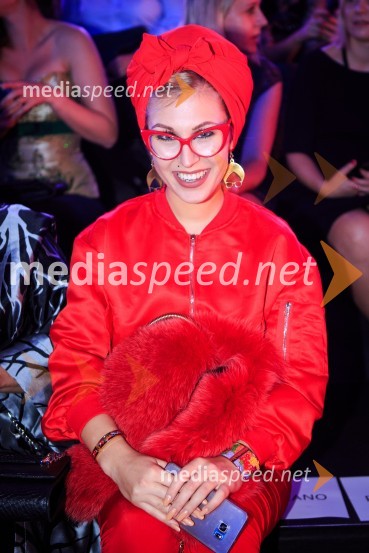  Eva Ana Kazić, modna poznavalkaMercedes Benz Fashion Week 2016, 2. dan