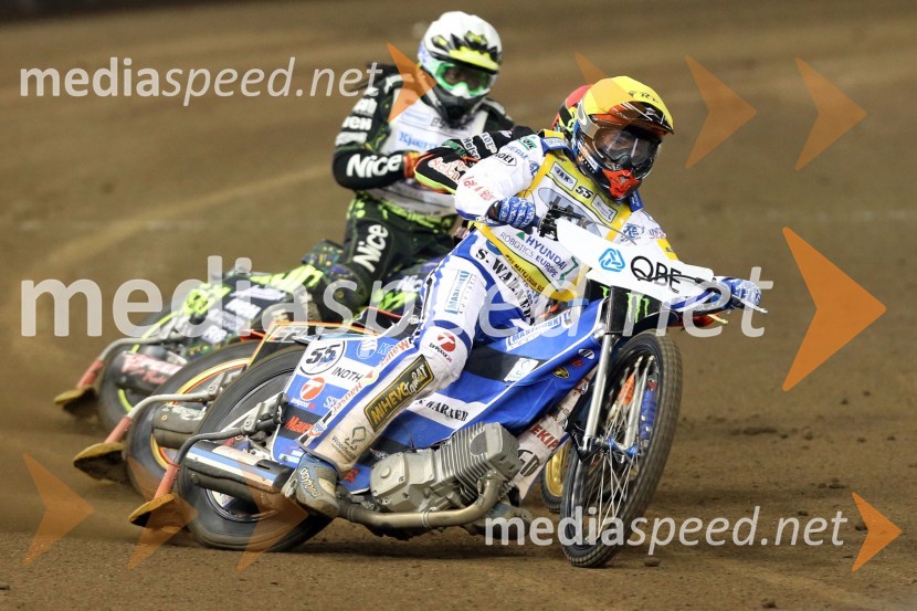  Antonio Lindbäck, speedwayist (Švedska);  Matej Žagar, speedwayist (Slovenija)Žagar za točko ob cilj sezone